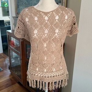 Chico’s crocheted top